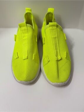 Women’s Slip-On Active Sneakers in Neon Yellow/Lime Green
